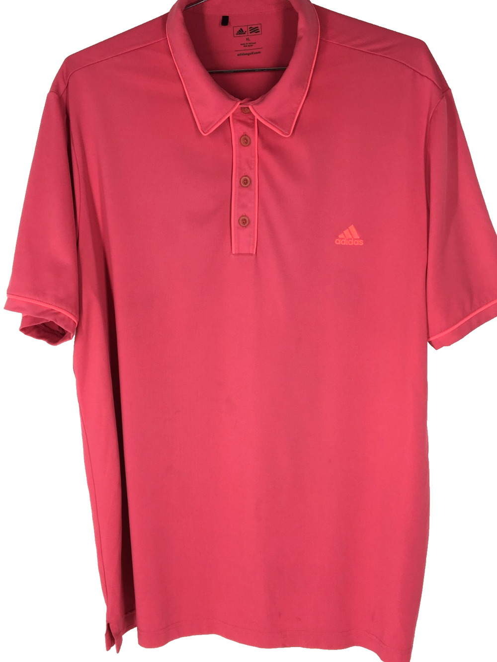 Adidas Golf Mens Short Sleeve Polo Mauve Blush Mens XL